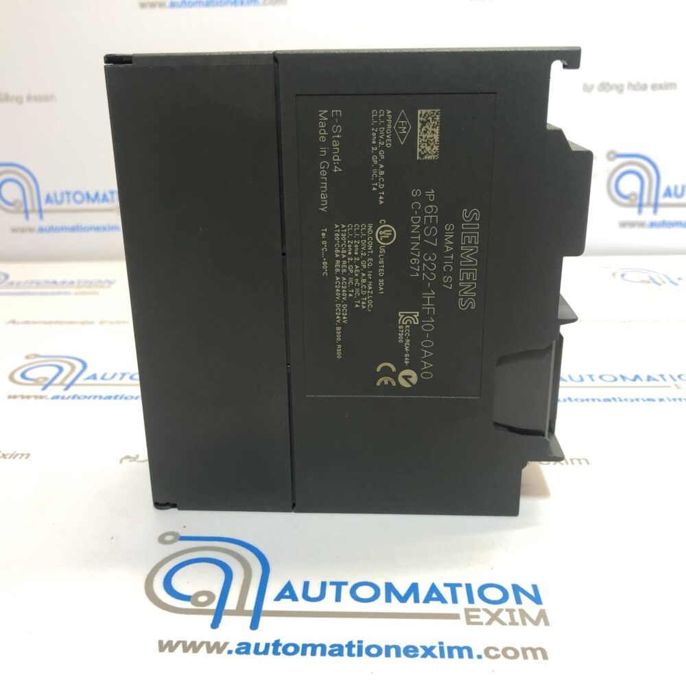 Siemens 6ES7322-1HF10-0Aa0 S7-300 PLC Sm322 Digital Output, 8-P, Relay 5A