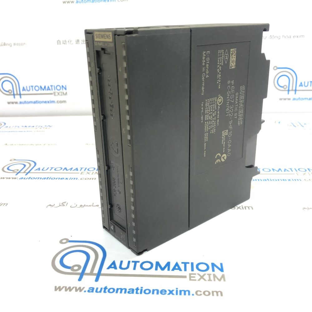 Siemens 6ES7322-1HF10-0Aa0 S7-300 PLC Sm322 Digital Output, 8-P, Relay 5A